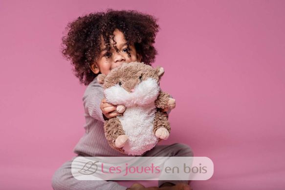 Peluche bouillotte Warmies poule pour enfants - SOFRAMAR