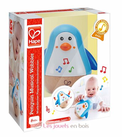 Pingouin culbuto musical HA-E0331 Hape Toys 5