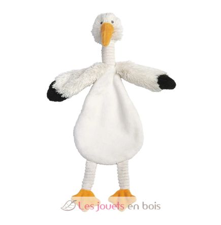 Doudou Cigogne Sky 29 cm HH133123 Happy Horse 1