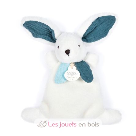Happy Pop Mini Doudou Lapin bleu 17 cm DC3883 Doudou et Compagnie 2