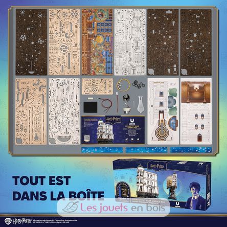Puzzle 3D Banque des sorciers Gringotts U70276 Ugears 4