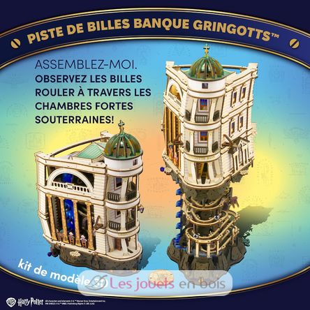 Puzzle 3D Banque des sorciers Gringotts U70276 Ugears 12