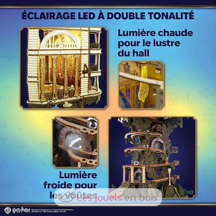Puzzle 3D Banque des sorciers Gringotts U70276 Ugears 7