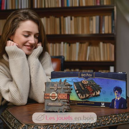 Puzzle 3D Livre des Monstres Harry Potter U70274 Ugears 3