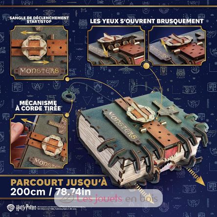 Puzzle 3D Livre des Monstres Harry Potter U70274 Ugears 5