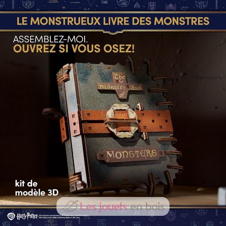 Puzzle 3D Livre des Monstres Harry Potter U70274 Ugears 7
