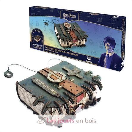 Puzzle 3D Livre des Monstres Harry Potter U70274 Ugears 2