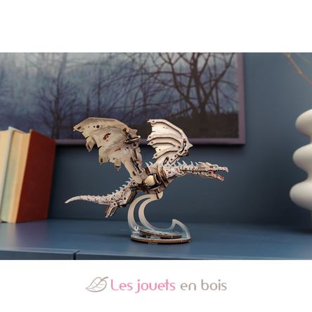 Puzzle 3D Dragon Pansedefer ukrainien U70280 Ugears 12