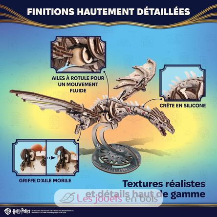 Puzzle 3D Dragon Pansedefer ukrainien U70280 Ugears 6