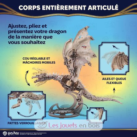 Puzzle 3D Dragon Pansedefer ukrainien U70280 Ugears 9
