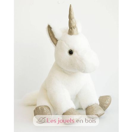 Peluche Licorne or 45 cm HO2769 Histoire d'Ours 3