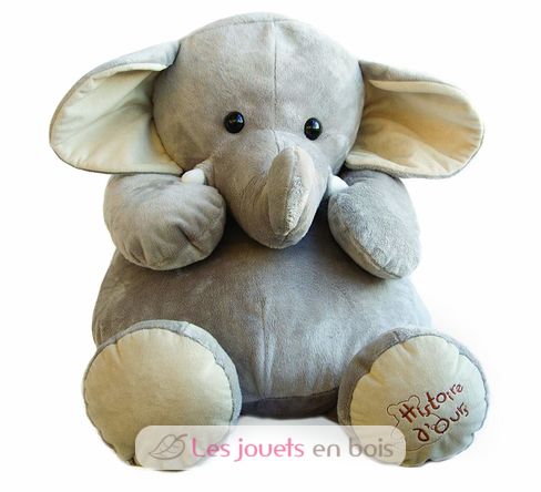 Peluche Éléphant 60 cm HO1285 Histoire d'Ours 2