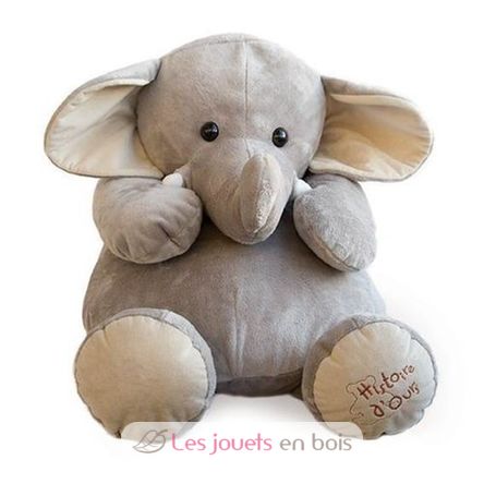 Peluche Éléphant 60 cm HO1285 Histoire d'Ours 1