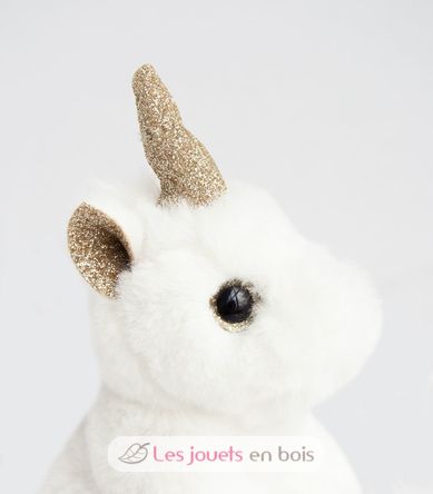 Porte-clés Peluche Licorne Or HO2762 Histoire d'Ours 2