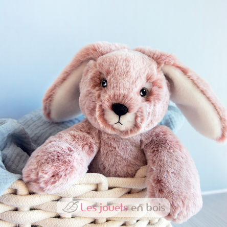 Peluche Lapin Rose Sweety Mousse 25 cm HO3007 Histoire d'Ours 2