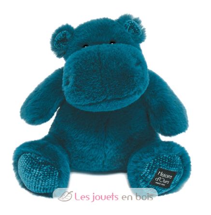 Peluche Hippo Hip Chic bleu 25 cm HO3107 Histoire d'Ours 1