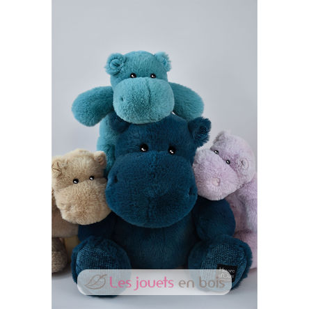Peluche Hippo Hip Chic bleu 40 cm HO3108 Histoire d'Ours 3