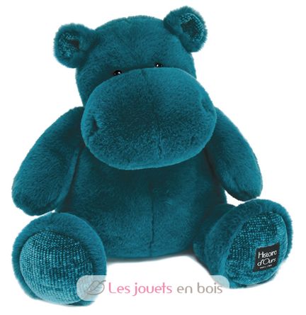 Peluche Hippo Hip Chic bleu 40 cm HO3108 Histoire d'Ours 1