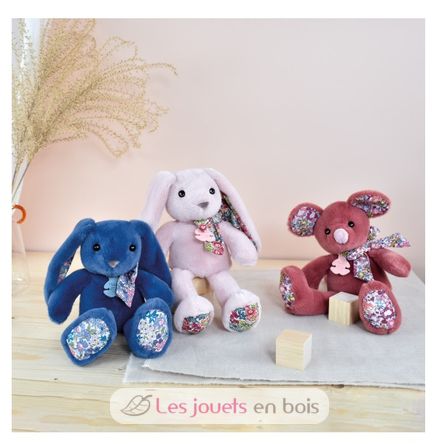 Peluche Lapin Bleu 25 cm HO3120 Histoire d'Ours 4