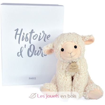 Peluche Agneau beige 30 cm HO3129 Histoire d'Ours 4