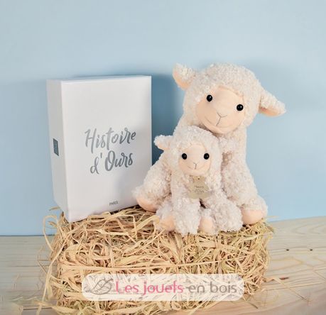 Peluche Agneau beige 30 cm HO3129 Histoire d'Ours 5