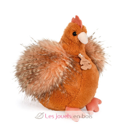 Peluche Poule Poulette rousse 20 cm HO3161 Histoire d'Ours 1