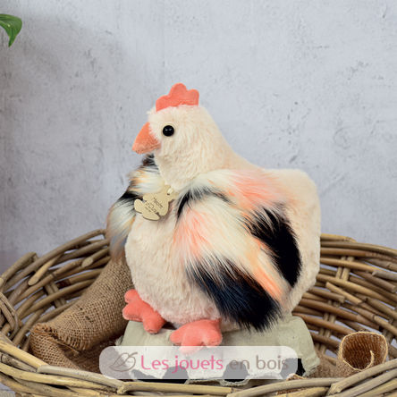 Peluche Poule Poulette beige 20 cm HO3162 Histoire d'Ours 2