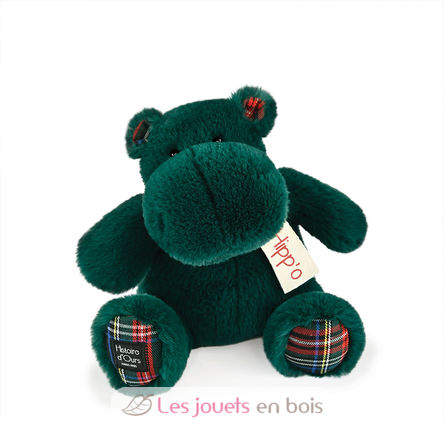 Peluche Hippo Hip Chic vert sapin 25 cm HO3200 Histoire d'Ours 1