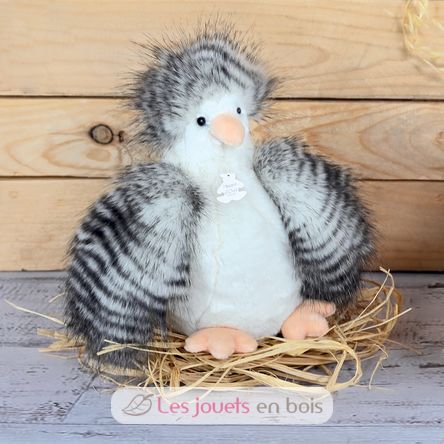 Peluche Poule Poulette blanche 20 cm HO3217 Histoire d'Ours 2