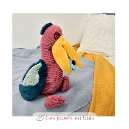 Peluche pélican rose HO3260 Histoire d'Ours 2