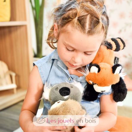 Panda roux en peluche magnétique 30 cm HO3360 Histoire d'Ours 7