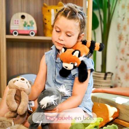 Panda roux en peluche magnétique 30 cm HO3360 Histoire d'Ours 8
