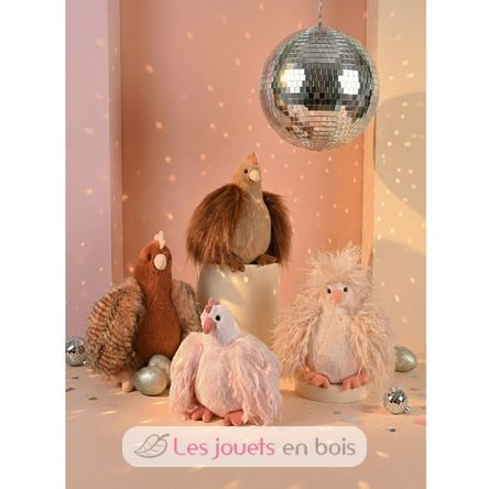 Peluche Poule Poulette marron roux 20 cm HO3444 Histoire d'Ours 8