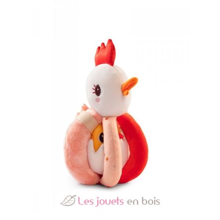 Hochet poignées Paulette la poulette LI-83366 Lilliputiens 2