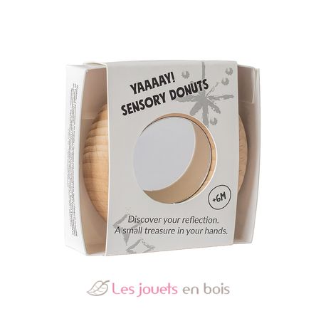 Hochet sensoriel Donut miroir PB-DONUTMIRROR Petit Boum 8
