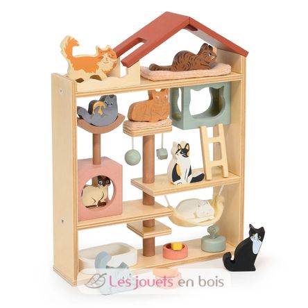 Hôtel pour chats TL8169 Tender Leaf Toys 1