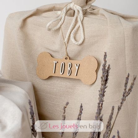 Os de Noël personnalisable bois naturel VI-HU10 Vintiun 6