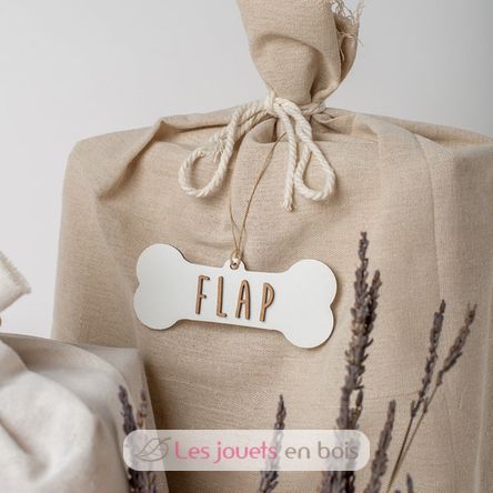 Os de Noël personnalisable bois blanc VI-HU11 Vintiun 6