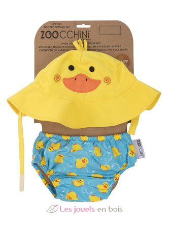 Maillot et Chapeau Canard (6-12M) ZOO-122-010-005 Zoocchini 2