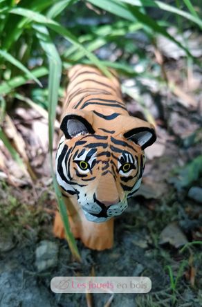 Figurine Tigre en bois WU-40458 Wudimals 3