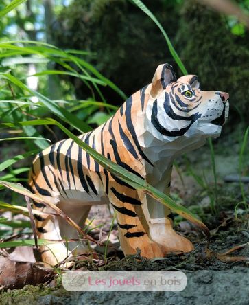 Figurine Tigre en bois WU-40458 Wudimals 5