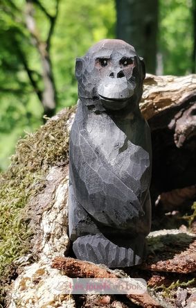 Figurine Gorille en bois WU-40459 Wudimals 3