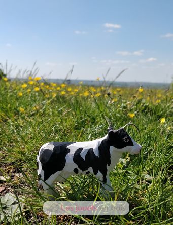 Figurine Vache noire et blanche WU-40600 Wudimals 2