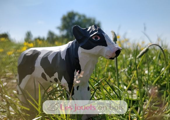 Figurine Vache noire et blanche WU-40600 Wudimals 3