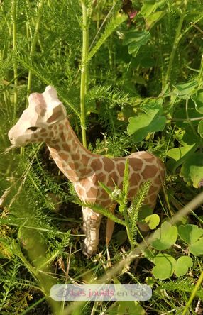 Figurine Girafe en bois WU-40454 Wudimals 4