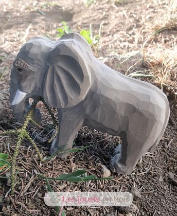 Figurine Eléphant en bois WU-40453 Wudimals 5