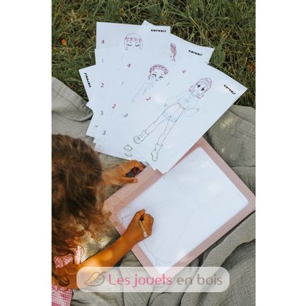 Kidydraw-Pro Fashion Tablette lumineuse KW-KIDYDRAW-PRO-PI Kidywolf 8