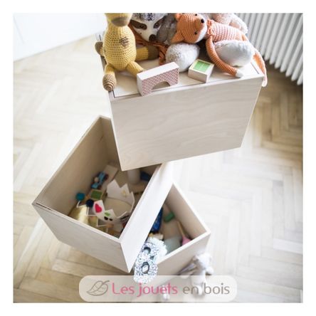 Coffre à jouets Carousel – 3 boites TOYCAR3BOX In2wood 5