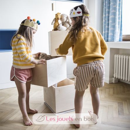 Coffre à jouets Carousel – 3 boites TOYCAR3BOX In2wood 6