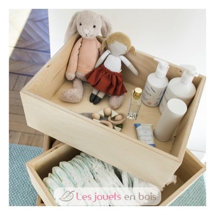 Coffre à jouets Carousel – 4 boites TOYCAR4BOX In2wood 7